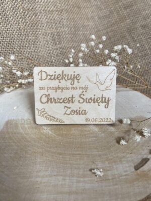 magnes chrzest podziękowanie
