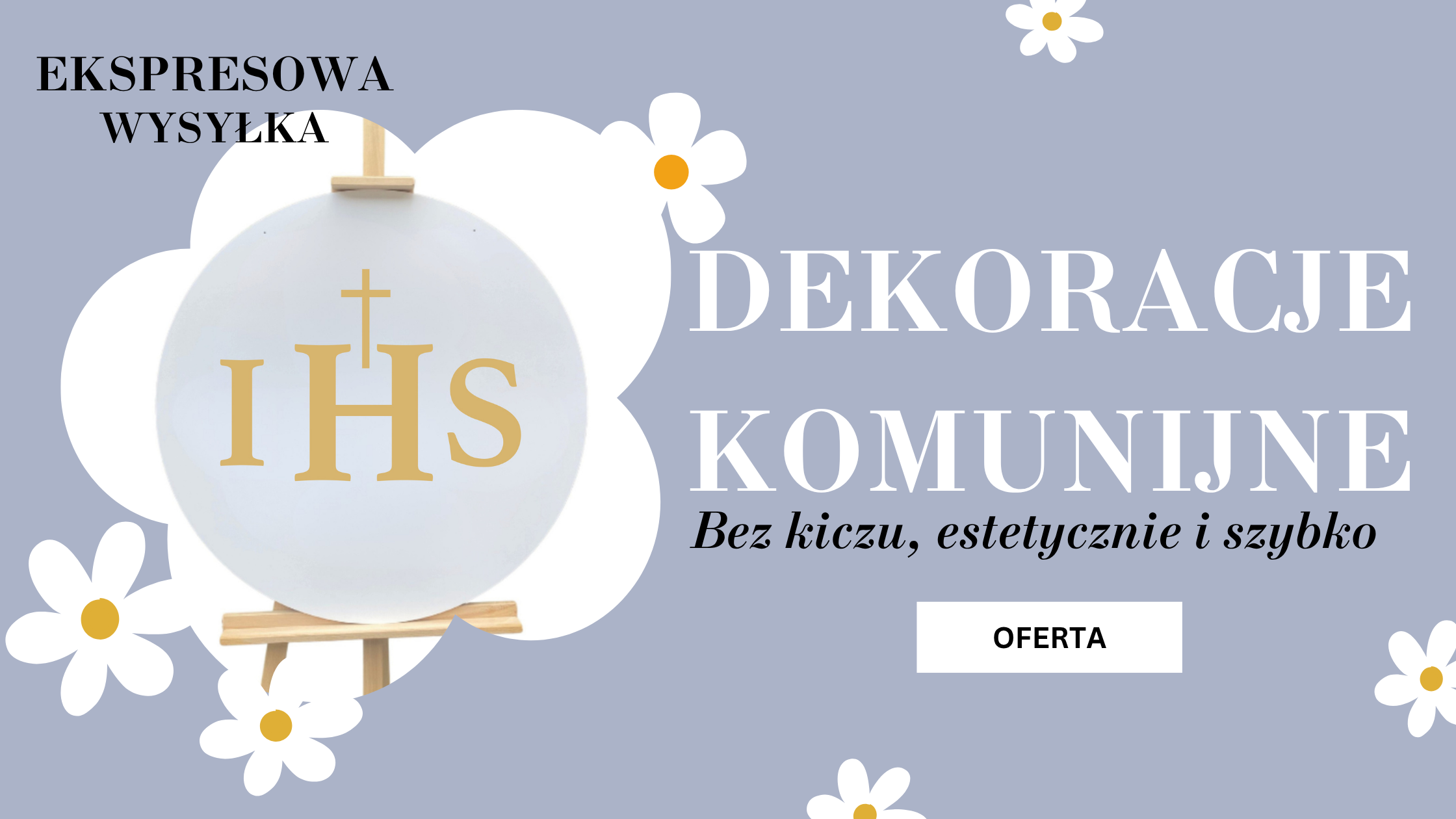 Dekoracje komunijne sklep