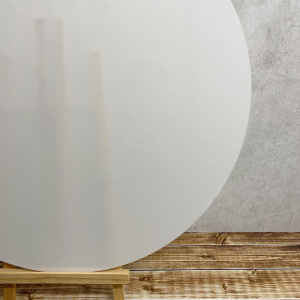 Okrągła baza pleksi mleczna