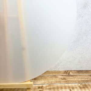 Okrągła baza pleksi frost