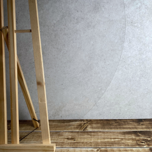 Okrągła baza pleksi przezroczysta