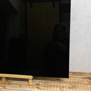 Tablica powitalna pleksi czarna